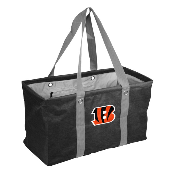 Logo Brands Cincinnati Bengals Crosshatch Picnic Caddy 607-765-CR1 - main